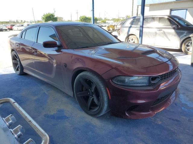 2C3CDXL92KH578527 - 2019 DODGE CHARGER SRT HELLCAT MAROON photo 4