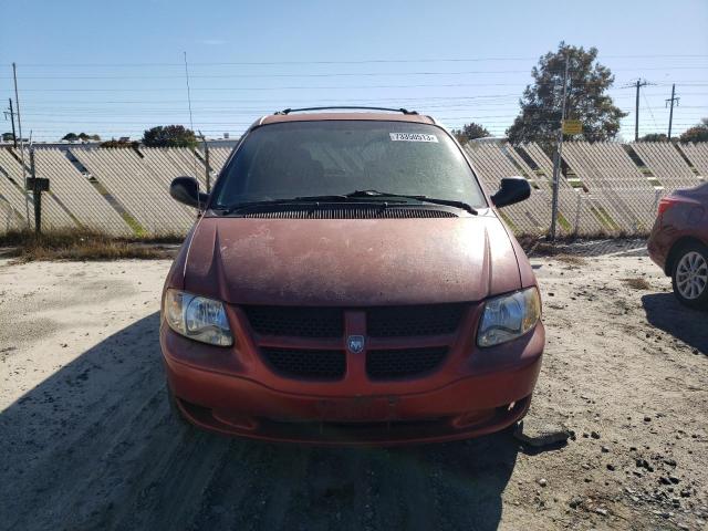 1D4GP24323B312231 - 2003 DODGE GRAND CARA SE RED photo 5