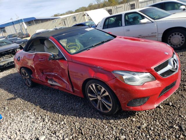 WDDKK5KFXEF235145 - 2014 MERCEDES-BENZ E 350 RED photo 4