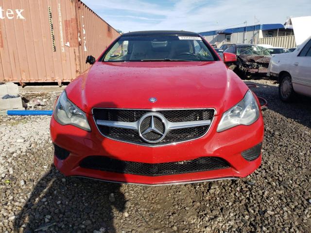 WDDKK5KFXEF235145 - 2014 MERCEDES-BENZ E 350 RED photo 5