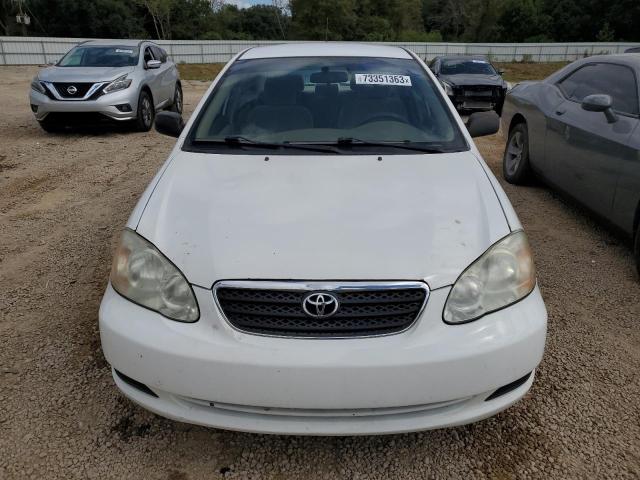 1NXBR32E18Z021190 - 2008 TOYOTA COROLLA CE WHITE photo 5