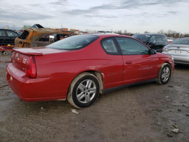 2G1WJ15K479242256 - 2007 CHEVROLET MONTE CARL LS RED photo 3