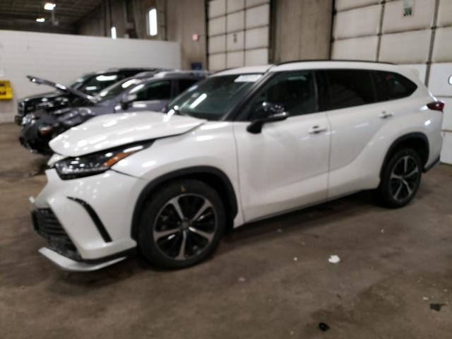 5TDJZRBH4MS056690 - 2021 TOYOTA HIGHLANDER XSE WHITE photo 1