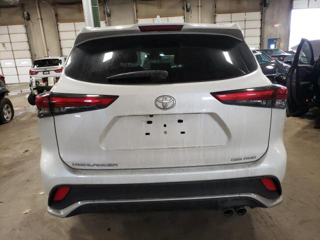 5TDJZRBH4MS056690 - 2021 TOYOTA HIGHLANDER XSE WHITE photo 6