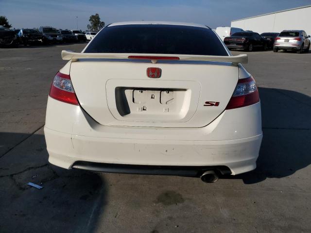 2HGFG21578H700568 - 2008 HONDA CIVIC SI WHITE photo 6