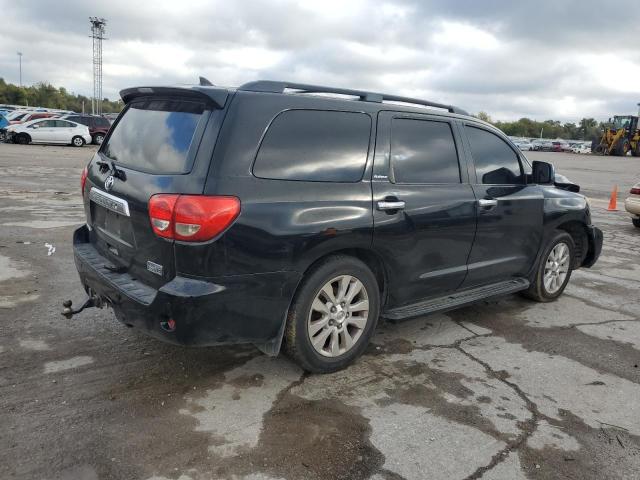 5TDYY5G13AS026713 - 2010 TOYOTA SEQUOIA PLATINUM BLACK photo 3