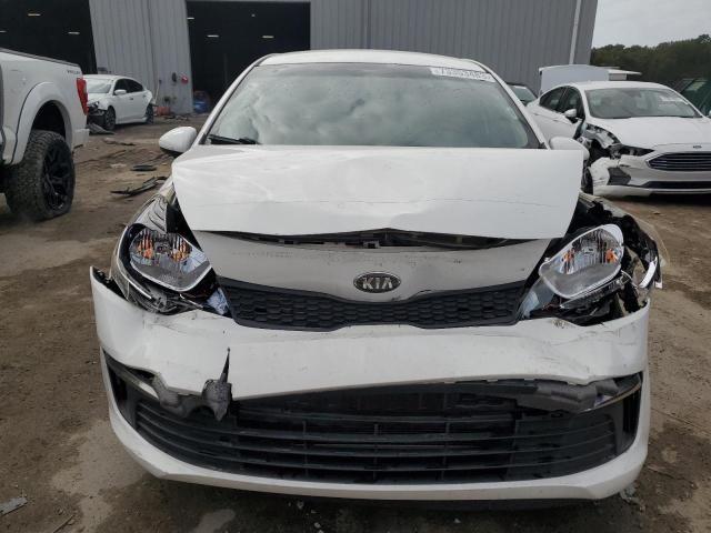 KNADM4A39G6650214 - 2016 KIA RIO LX WHITE photo 5