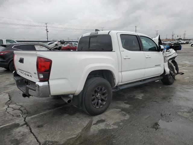 3TMAZ5CN1LM131874 - 2020 TOYOTA TACOMA DOUBLE CAB WHITE photo 3