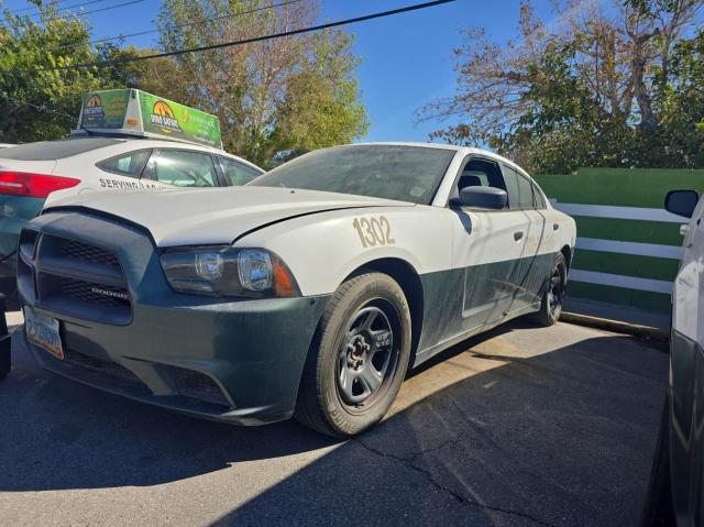 2C3CDXAT4EH173160 - 2014 DODGE CHARGER POLICE WHITE photo 2