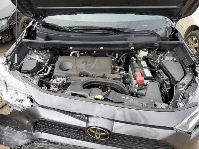 2T3C1RFV0MC170802 - 2021 TOYOTA RAV4 XLE PREMIUM GRAY photo 12