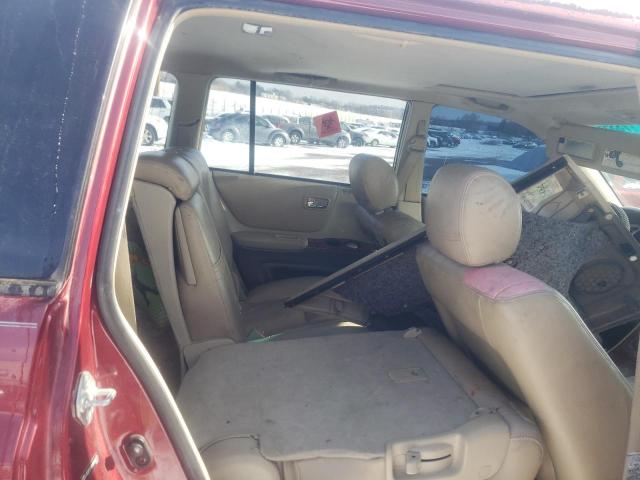 JTEDP21A840009272 - 2004 TOYOTA HIGHLANDER BASE BURGUNDY photo 11