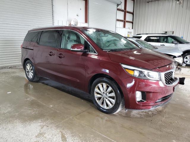 KNDMC5C19G6147192 - 2016 KIA SEDONA EX MAROON photo 4