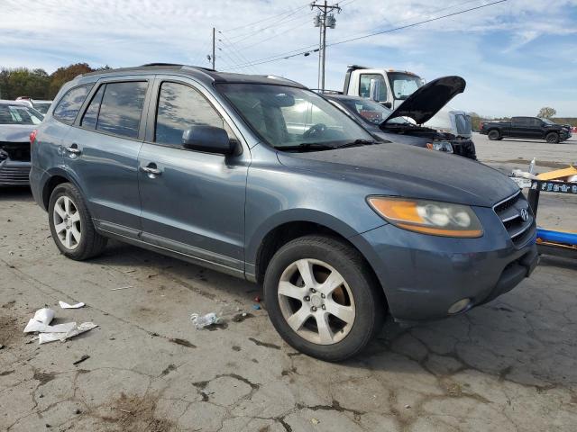 5NMSH13E89H270962 - 2009 HYUNDAI SANTA FE SE BLUE photo 4