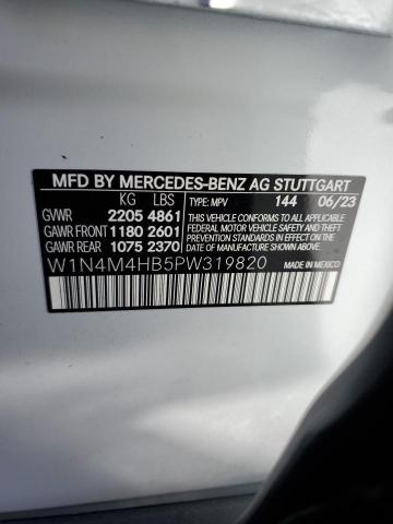 W1N4M4HB5PW319820 - 2023 MERCEDES-BENZ GLB 250 4MATIC WHITE photo 14