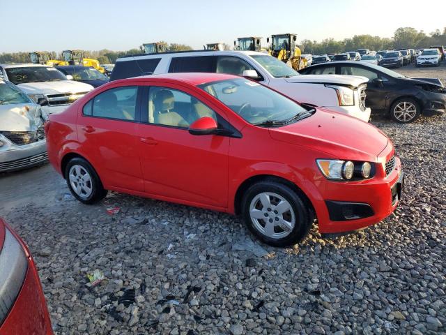 1G1JA5SH2F4128333 - 2015 CHEVROLET SONIC LS 红色 照片 4