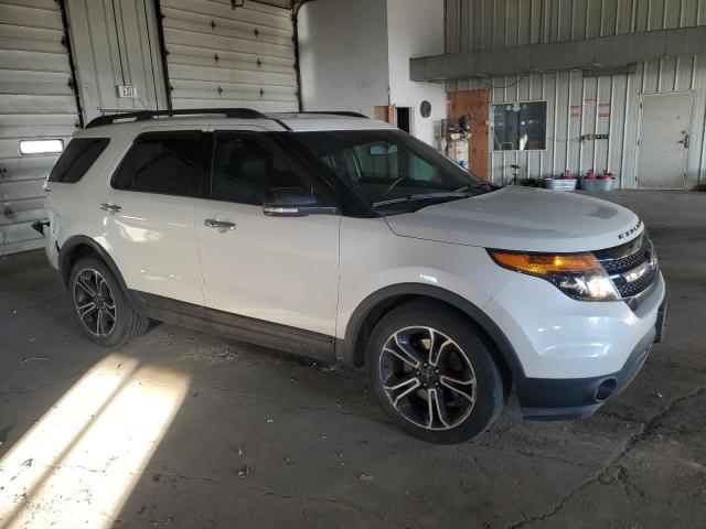 1FM5K8GT1EGC56429 - 2014 FORD EXPLORER SPORT WHITE photo 4