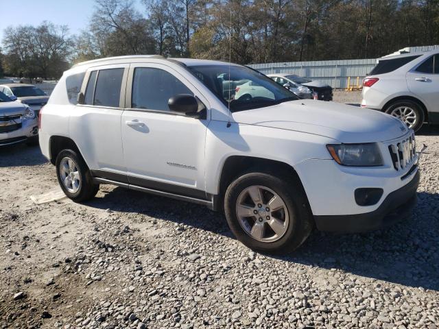 1C4NJCBA8ED666159 - 2014 JEEP COMPASS SPORT WHITE photo 4