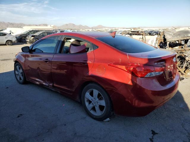 KMHDH4AE3BU155953 - 2011 HYUNDAI ELANTRA GLS RED photo 2