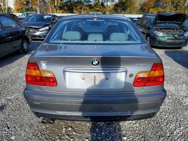 WBAEV53454KM33629 - 2004 BMW 330 I GRAY photo 6