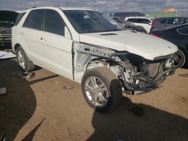 4JGDA5HBXCA074621 - 2012 MERCEDES-BENZ ML 350 4MATIC WHITE photo 4