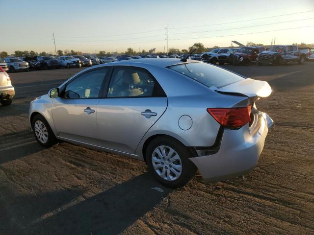 KNAFT4A29C5556403 - 2012 KIA FORTE LX SILVER photo 2