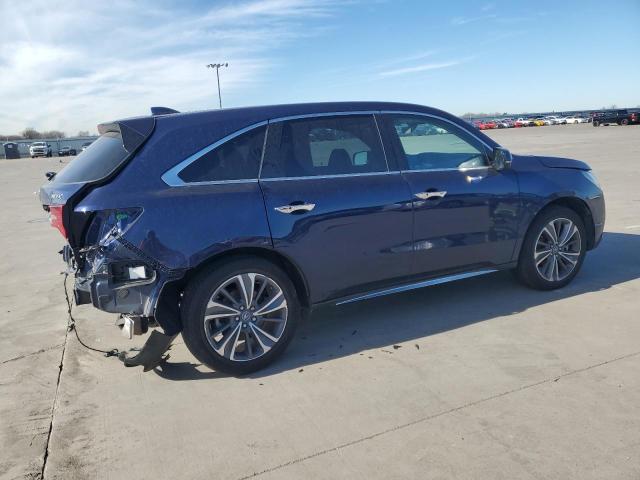 5J8YD4H5XKL019690 - 2019 ACURA MDX TECHNOLOGY BLUE photo 3