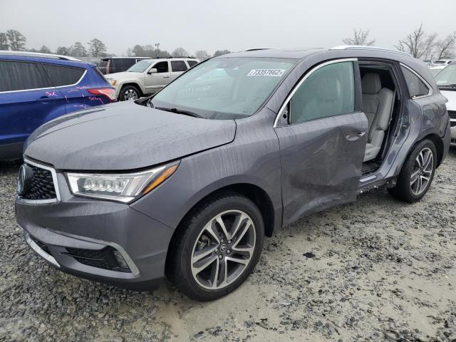 5J8YD3H8XJL009504 - 2018 ACURA MDX ADVANCE GRAY photo 1