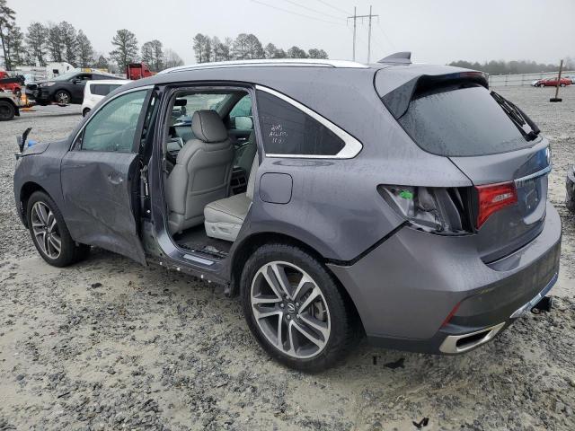 5J8YD3H8XJL009504 - 2018 ACURA MDX ADVANCE GRAY photo 2