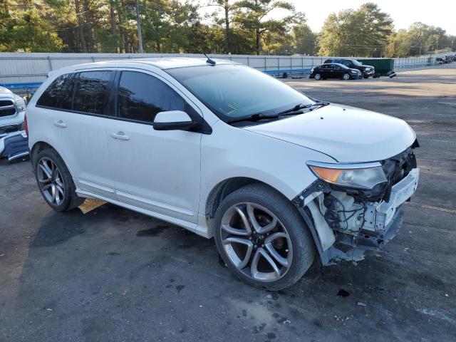 2FMDK3AK4EBA62872 - 2014 FORD EDGE SPORT WHITE photo 4