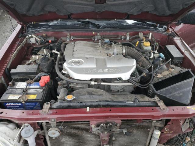 JN8DR09Y34W912273 - 2004 NISSAN PATHFINDER LE MAROON photo 11