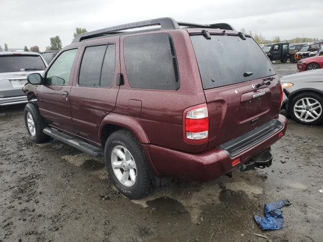 JN8DR09Y34W912273 - 2004 NISSAN PATHFINDER LE MAROON photo 2