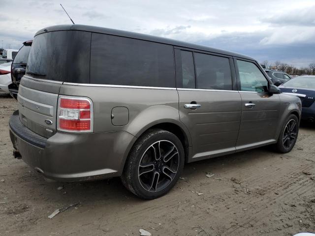 2FMHK6DT7EBD40607 - 2014 FORD FLEX LIMITED GRAY photo 3