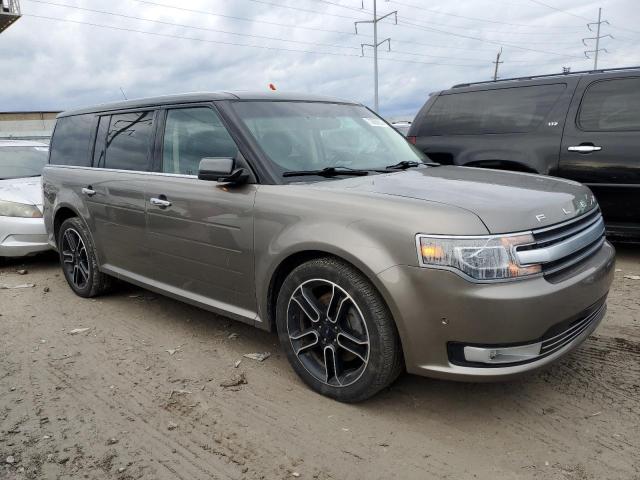 2FMHK6DT7EBD40607 - 2014 FORD FLEX LIMITED GRAY photo 4