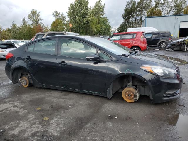 KNAFX4A62E5207271 - 2014 KIA FORTE LX BLACK photo 4