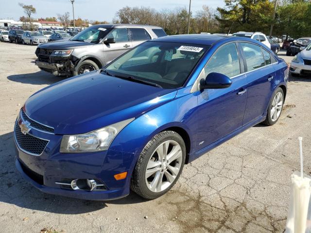 1G1PH5SC7C7162675 - 2012 CHEVROLET CRUZE LTZ BLUE photo 1