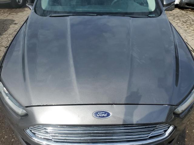 3FA6P0H79DR234320 - 2013 FORD FUSION SE GRAY photo 11