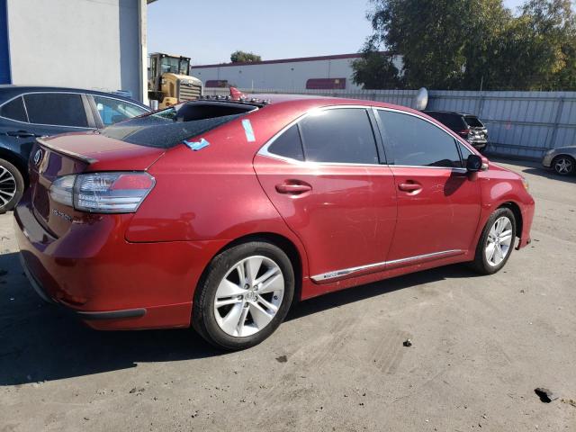 JTHBB1BA4A2016849 - 2010 LEXUS HS 250H RED photo 3