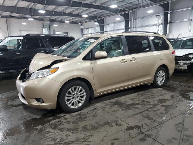 5TDYK3DC2CS266947 - 2012 TOYOTA SIENNA XLE GOLD photo 1