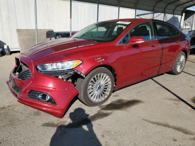 3FA6P0K90GR145668 - 2016 FORD FUSION TITANIUM RED photo 1