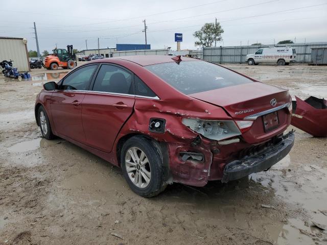 5NPEB4AC8DH715536 - 2013 HYUNDAI SONATA GLS RED photo 2