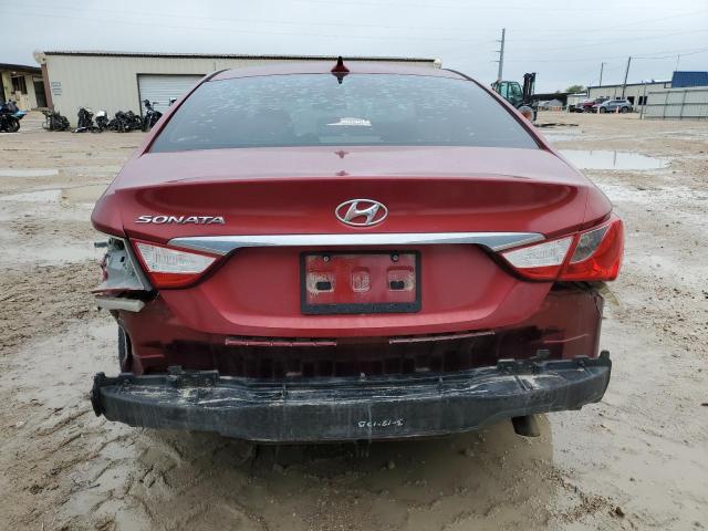 5NPEB4AC8DH715536 - 2013 HYUNDAI SONATA GLS RED photo 6