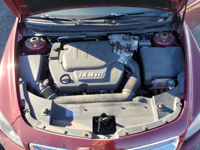 1G1ZE5E76AF125264 - 2010 CHEVROLET MALIBU LTZ მუქწითელი ფოტო 11