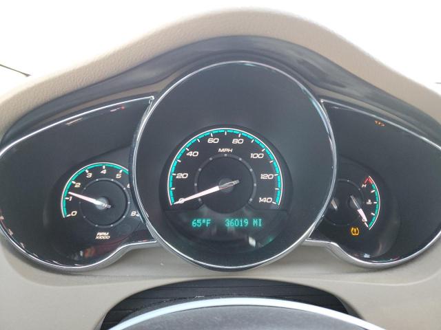 1G1ZE5E76AF125264 - 2010 CHEVROLET MALIBU LTZ მუქწითელი ფოტო 9