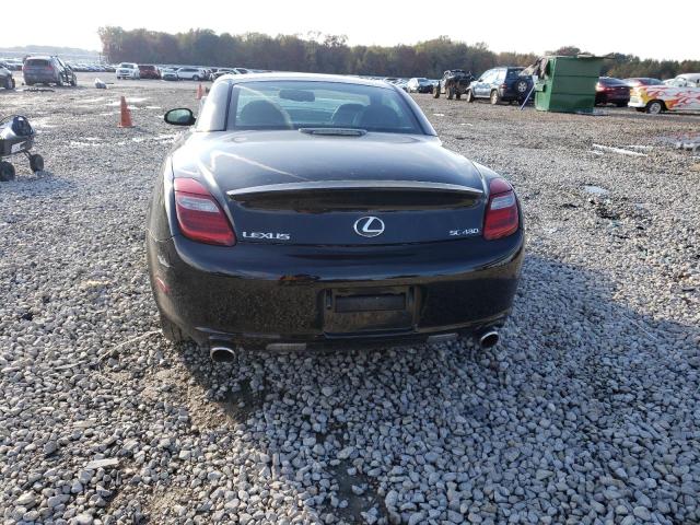 JTHFN48Y269008147 - 2006 LEXUS SC 430 BLACK photo 6