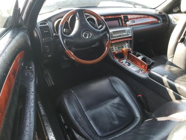 JTHFN48Y269008147 - 2006 LEXUS SC 430 BLACK photo 8