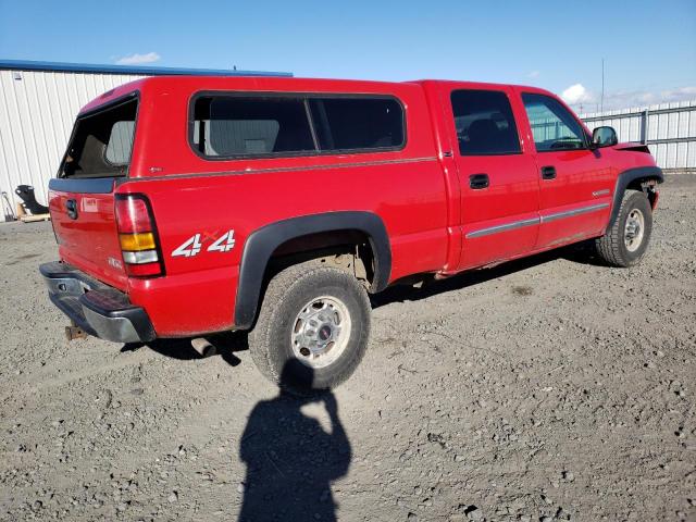 1GTGK23U54F245334 - 2004 GMC SIERRA K2500 CREW CAB RED photo 3