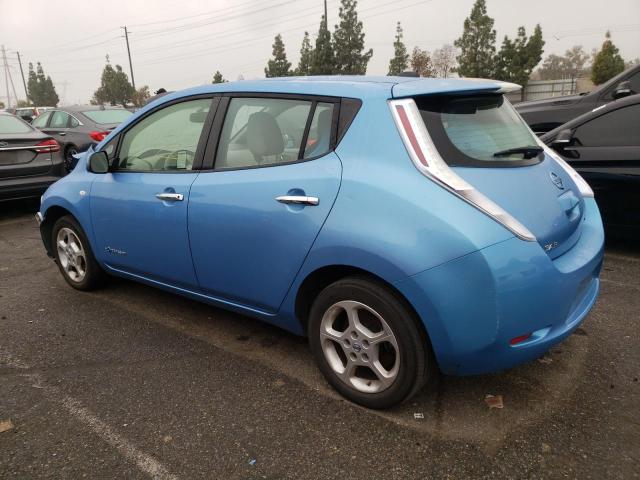 JN1AZ0CP8CT025172 - 2012 NISSAN LEAF SV BLUE photo 2