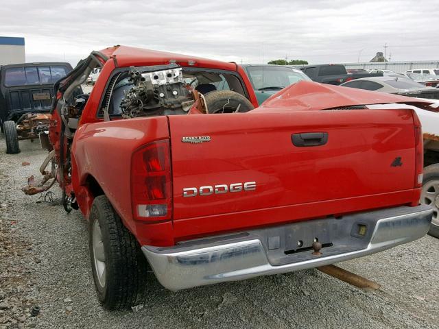 1D7HA16K52J219148 - 2002 DODGE RAM 1500 RED photo 3