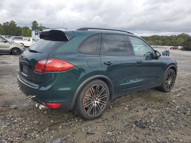 WP1AC2A25CLA80579 - 2012 PORSCHE CAYENNE TURBO GREEN photo 3