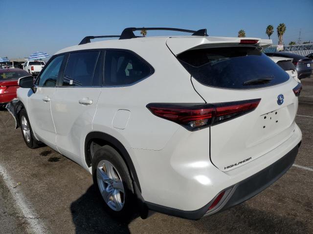 5TDBBRCHXPS565808 - 2023 TOYOTA HIGHLANDER HYBRID LE WHITE photo 2